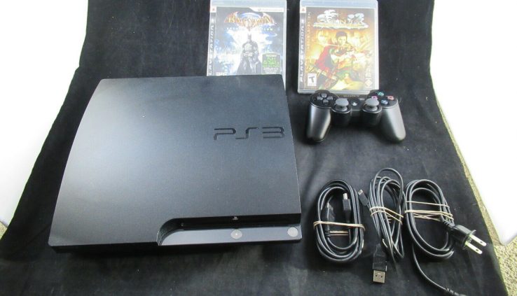 Sony PlayStation 3 Slim 1TB Black Console (CECH-2101B) – Refurbished
