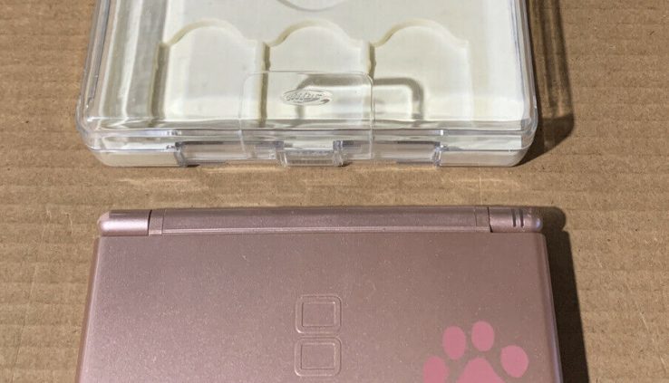 Nintendo DS Lite SPECIAL EDITION Nintendo Paw Print With Fine Recreation Case