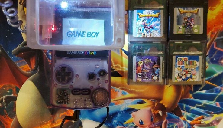 Gameboy Color w/ video games In conjunction with Dragon Warrior 1,2,3, Expansive Mario,
