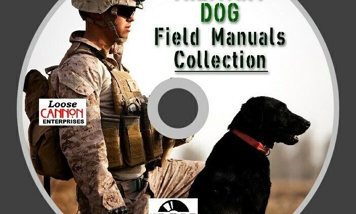 MILITARY DOG TRAINING BOOKS COLLECTION on CD