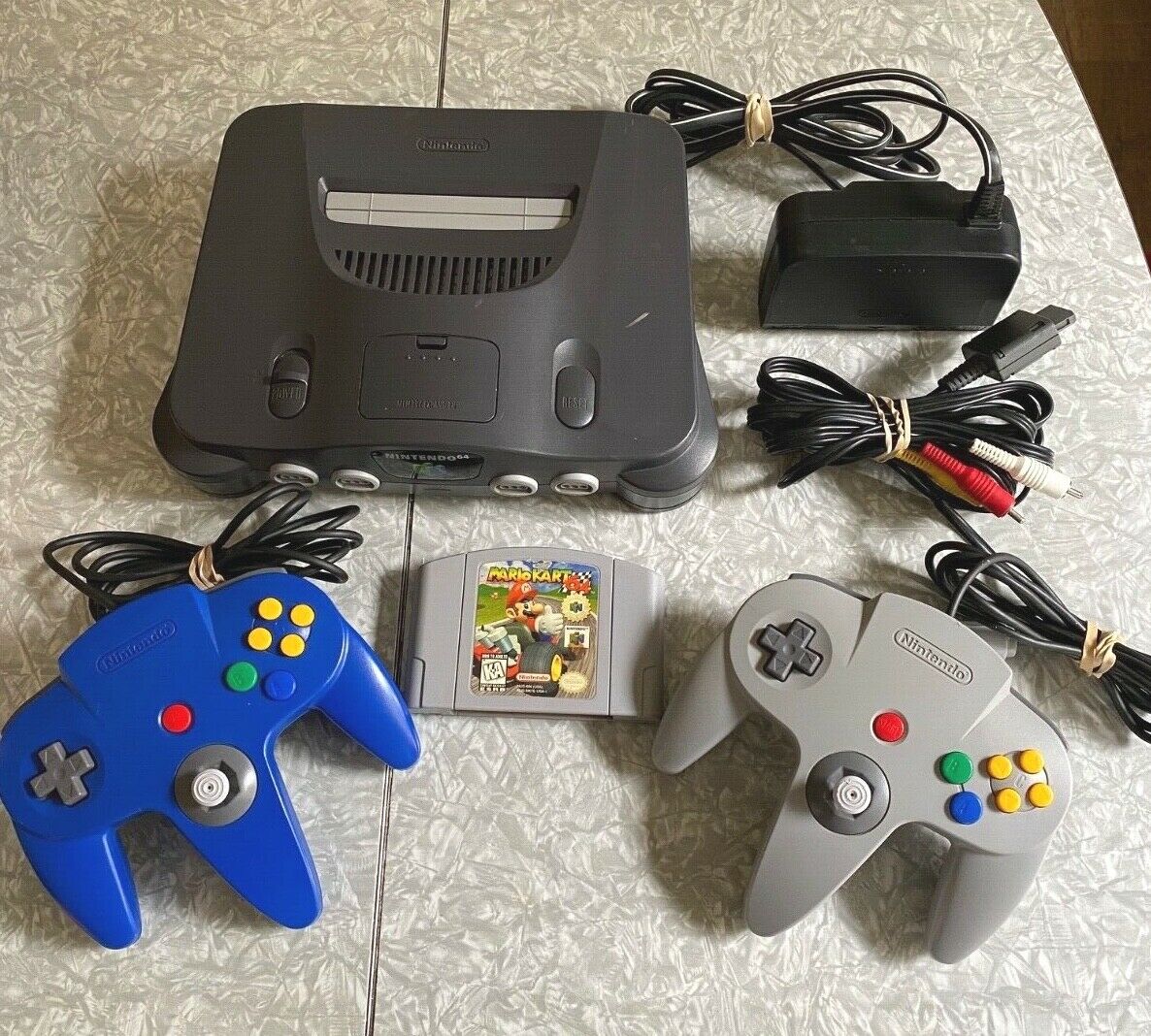 Nintendo N64 Mario Kart 64 Console Bundle + Expansion Pak w/ 2 OEM ...