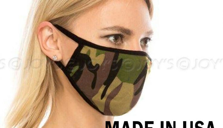 Camo Face Conceal – Unisex Grownup Washable Breathable Cotton Conceal Unlit Material