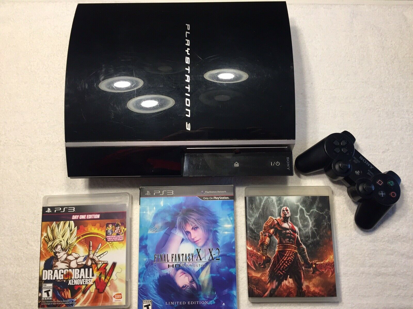 Sony PlayStation 3 PS3 80GB Dusky Console Lot w/ Video games Intention