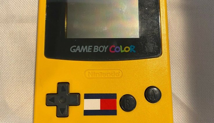 Nintendo Sport Boy Coloration Tommy Hilfiger Runt Edition Gameboy Console Worn