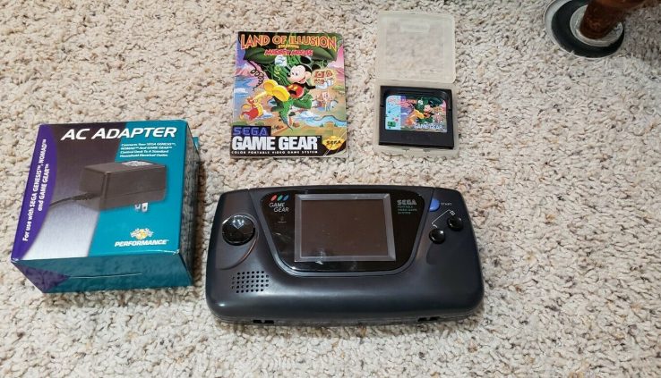 Sega Game Equipment Handheld Console – Dim. Fresh capacitors and show conceal conceal. Plus 3 games