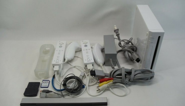 Nintendo Wii console white with Memory chip A long way away Nunchuk total – tested