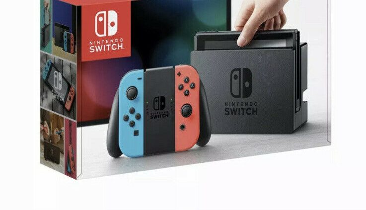 Nintendo Switch Console Neon Blue and Neon Red Joy-Con *Gamestop Refurbished*