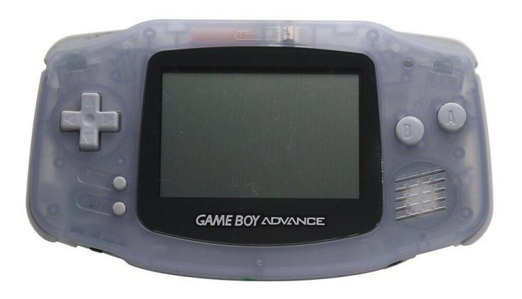 Nintendo Recreation Boy Advance Glacier Handheld Gaming Console 