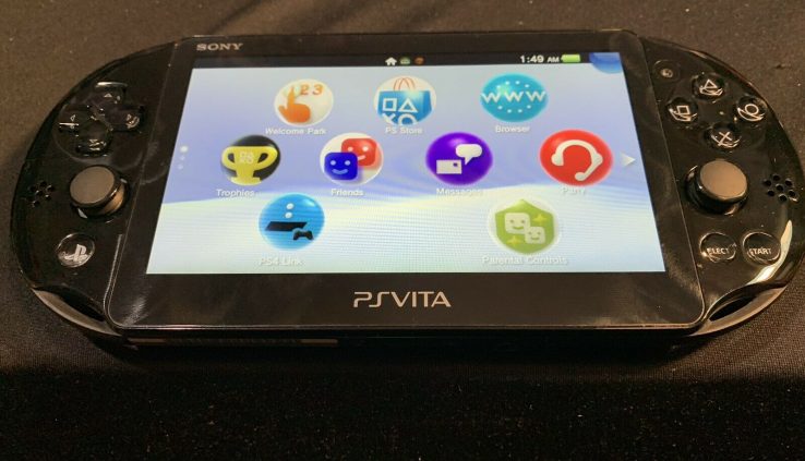 Sony PlaystationVita PCH-2001 Works Perfectly With Case And Charger PS Slim