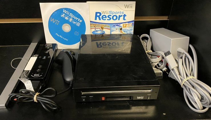 Nintendo Wii Diagram Console RVL-101 w/ Motion+/ Wii sports actions/Resort FAST SHIPPING!