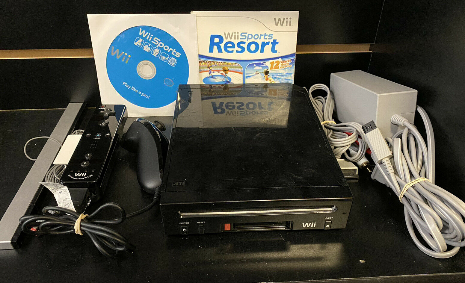 Nintendo Wii Diagram Console RVL101 w/ Motion+/ Wii sports actions