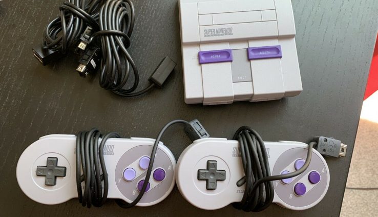 Marvelous SNES Huge Nintendo Classic Mini 21 Games + 2 Controller Extensions