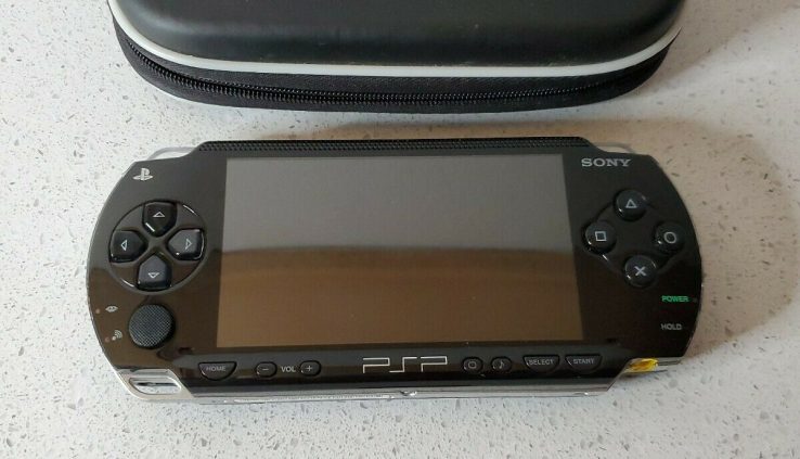 Sony PSP 1000 Dark examined working case Shaun white reminiscence card battery no charg