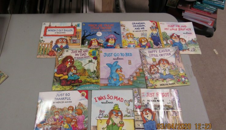 Lot of 10 Small Critter Mercer Mayer Books Teens Teens Image – Random