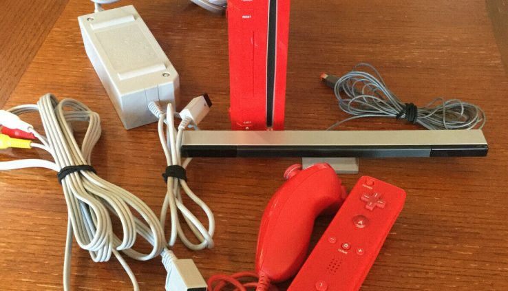 Nintendo Wii (25’th anniversary)Superior Mario Bros. Red Console RVL-001