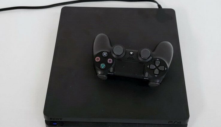 Sony PS4 Slim 500GB PlayStation 4 Game Console CUH-2215A – Jet Murky 08/L74330A