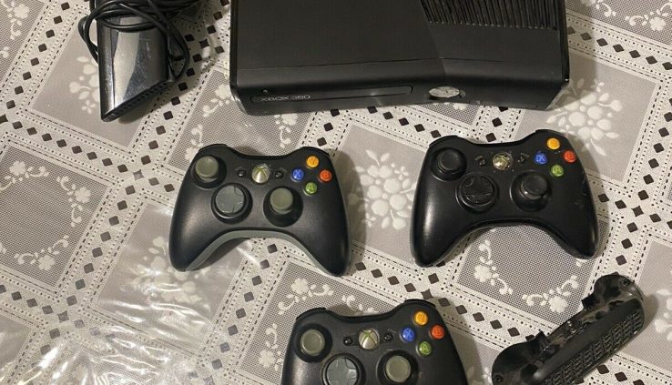 Microsoft Xbox 360 Slim Sad Console System Tested Bundle