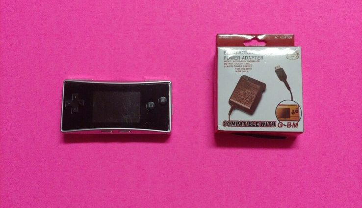 Nintendo Gameboy Micro Silver Dark Handheld Console System OXY-001