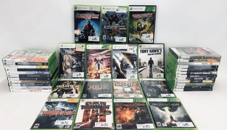 MICROSOFT XBOX 360 GAMES Lot – You Expend the Recreation- Rapid Free Similar day Transport