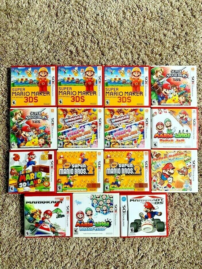 Nintendo Mario 3DS & DS Video games Mario Kart Sizable Shatter Bros