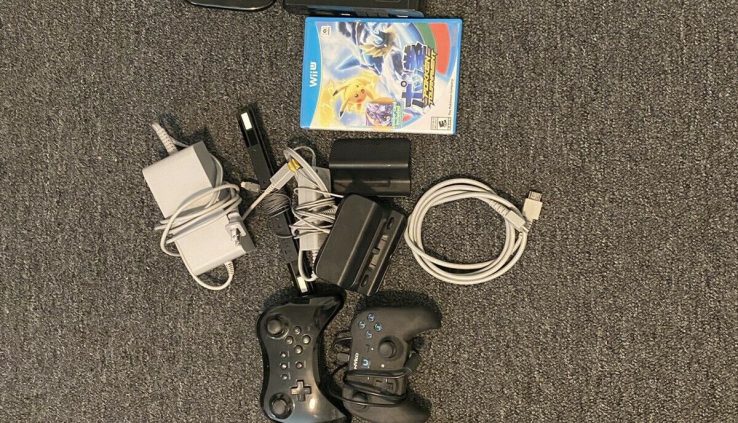Nintendo Wii U 32GB Sunless – Console Easiest – Examined And Disinfected